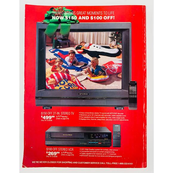 JCPenny Catalog Christmas 1990 Gift Book Remote Control Toys Holiday Fashion Fun - Picture 2 of 10